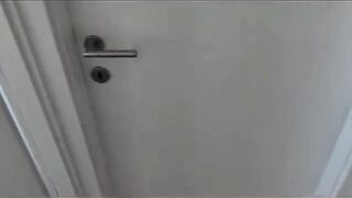 The neighbor wanted intimacy, and the guy finished without protection