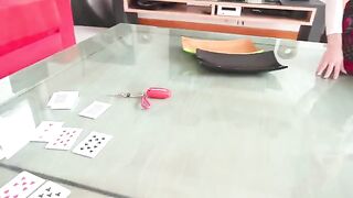 The husband lost a poker game and had to watch his wife get intimate with her best friend