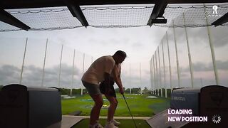 A rough sex session after a golf date with the hottie