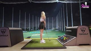 A rough sex session after a golf date with the hottie