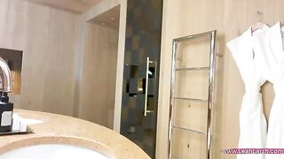 I got fucked by a hung in a hotel room, wow!