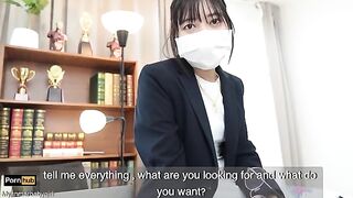 The gardener has rough sex with Asian teacher Mya Mya