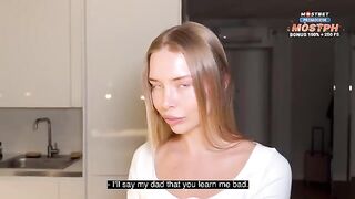California babe gets fucked by her hot tutor in a steamy session