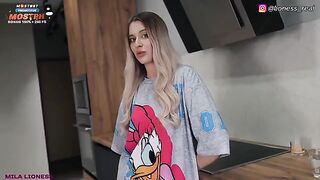 A good morning sex is the best coffee for a stepsister