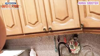 An angry roommate turned into a slut and started to suck my cock