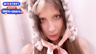 A girl with a narrow pussy is having hard sex with a guy