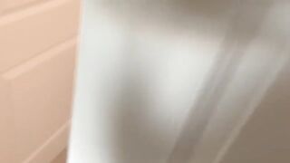 Spying on the Goth step sister with big natural tits