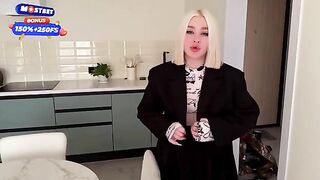 A disgruntled neighbor gets fucked hard by a hot blonde in POV