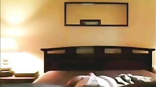 I bought sexy linen and arranged a dance on a webcam with big tits