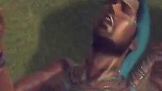 A cute brunette girl is having fun with a guy’s big dick
