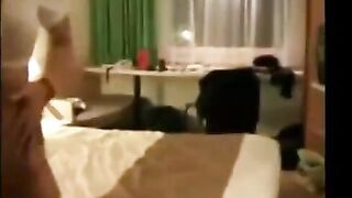 A pretty and wild brunette girl gets high-quality cock sucking