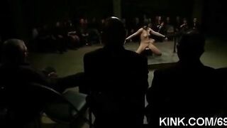 The leader was bondage and played with 10 vibrators! Infinite climax with no escape!