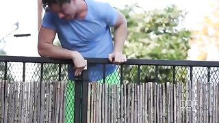A busty brunette gets fucked by her neighbor in this hot video