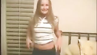A young girl has sex with her handsome guy in this steamy homemade scene