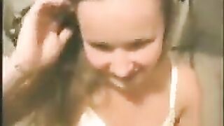 A young girl has sex with her handsome guy in this steamy homemade scene