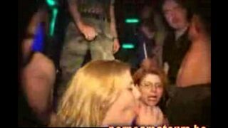 Bunch of sluttish girls rest in the club after hard partying