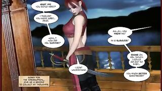 3D comic with sex scenes that are almost real, but not quite there yet
