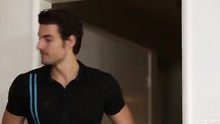 A man puts on a condom and fucks the mulatto