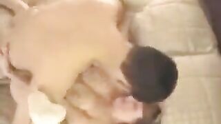 The mother fucked her drunk son