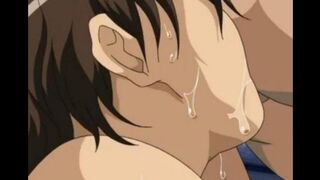 Hentai girl practices yoga and asks for a spank