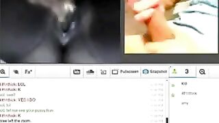 A man spying his wife fucking with a stranger on webcam