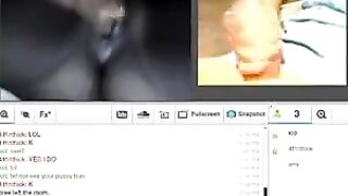 A man spying his wife fucking with a stranger on webcam