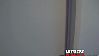 Kitty Jane has anal sex right in her bedroom, showcasing her bold side