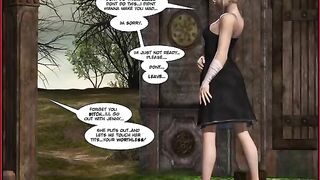 Beautiful lesbians fucking each other in a comic strip, so hot!