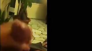 Fingered his cunt on the phone and removed it in 91porn style