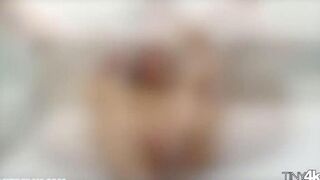 Fat guy's big cock fucks a girl with metal braces