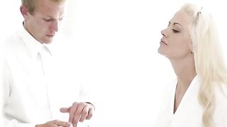 The newlyweds couldn’t wait to have sex and started right after the wedding