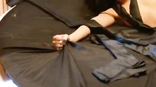 Girl was sucked and gave herself to be fucked in different poses