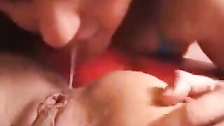 Naughty woman has anal sex with two charming guys