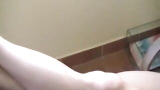 A naked drunk girl has a severe burning sensation in her crotch