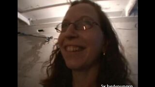 A sexy girl is having fun with three guys at the same time