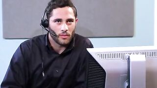 Two employees have sex right in the office, getting caught on camera