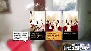 A very bad and depraved Santa with a big dick in POV action