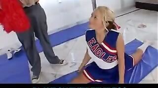 Awesome sex with a gymnast sitting on a twine