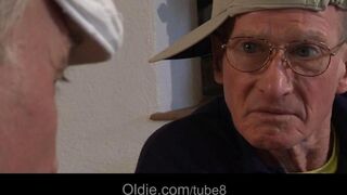 Two mature people fucked by young girlfriends