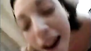 A friend cleaned the sperm from the vagina and anus