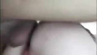 A guy spanks the ass of the Spanish Tinka during a threesome