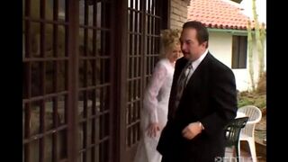 A wife fucked with another man in front of her husband