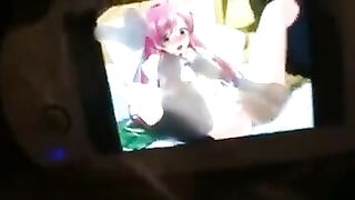 Hentai was very fond of hentai and masturbated on them, showcasing intense passion