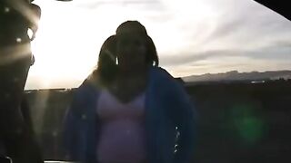 A fat woman shows her holes and is ready to do anything