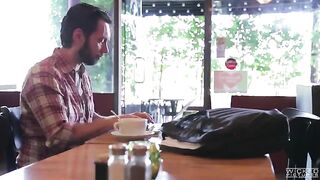 The young guy picked up an Asian in the cafe and fucked her hard