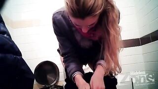 A couple got caught in the act by a hidden camera in the toilet of a store