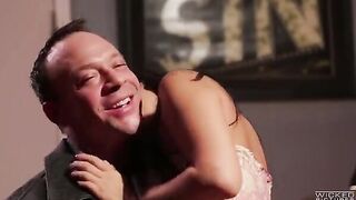 Girl caught with someone else, so she had to have sex with me