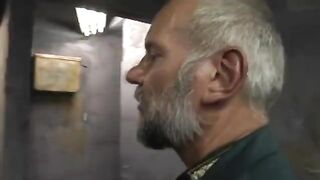 Rough sex with a small-breasted teen in prison style