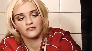 A girl had sex accidently with a washer in the toilet