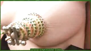 Labia piercing with needles, not a bad idea
